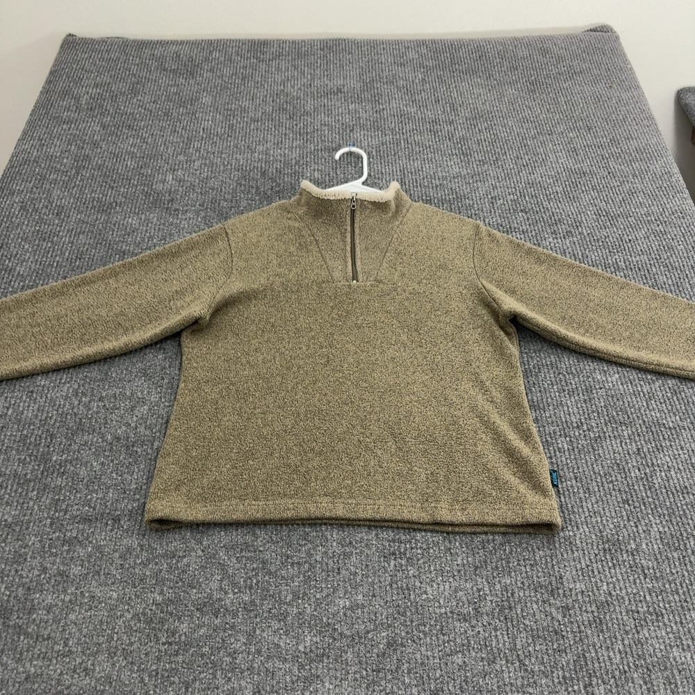 Kuhl Women's Olive Heather Quarter-Zip Pullover